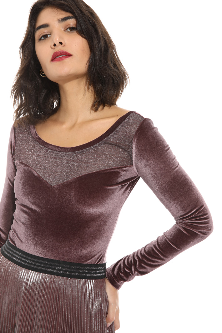 Velvet and lamé body Intrend Velvet and lamé body Intrend