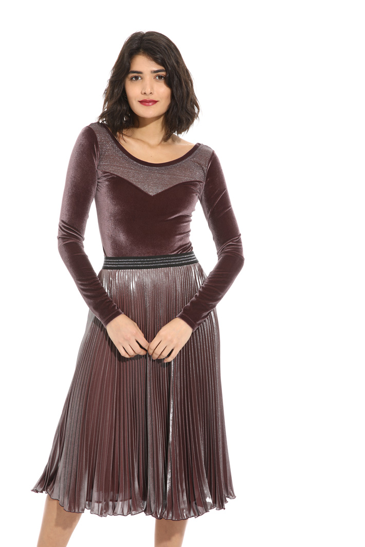 Velvet and lamé body Intrend Velvet and lamé body Intrend