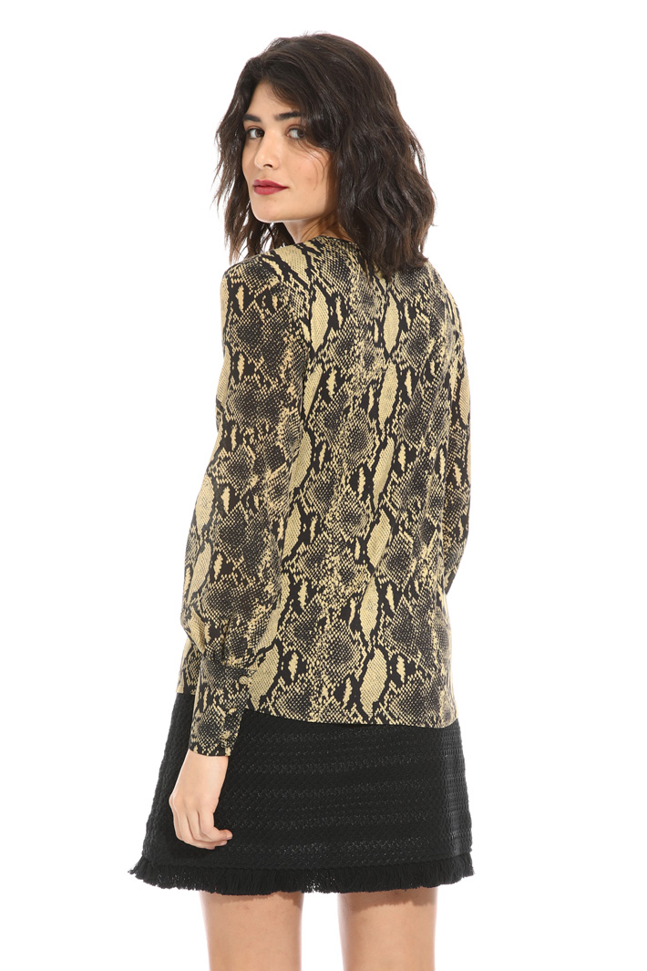 Silk and jersey blouse Intrend Silk and jersey blouse Intrend