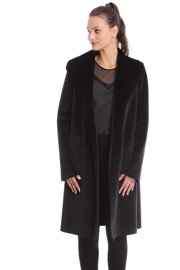 Reversible plush coat Intrend Reversible plush coat Intrend