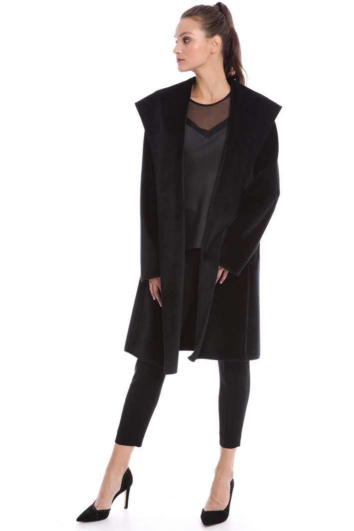 Reversible plush coat Intrend Reversible plush coat Intrend