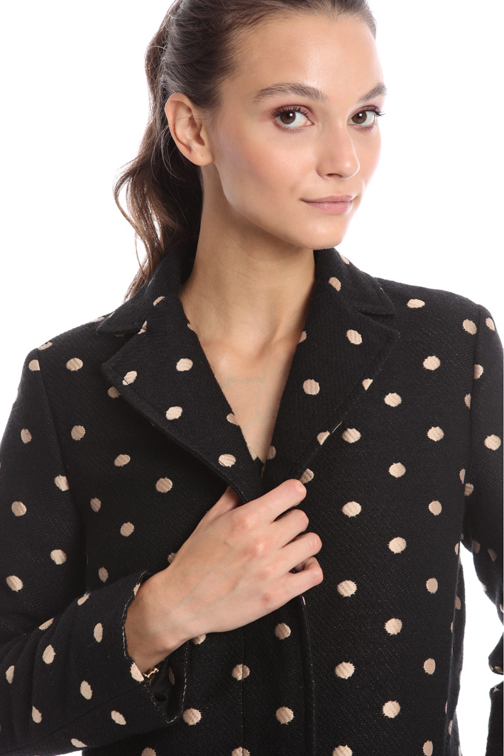 Jacquard wool coat Intrend Jacquard wool coat Intrend