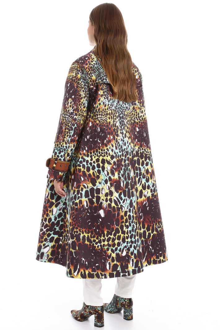 Loose fit printed trench Intrend Loose fit printed trench Intrend