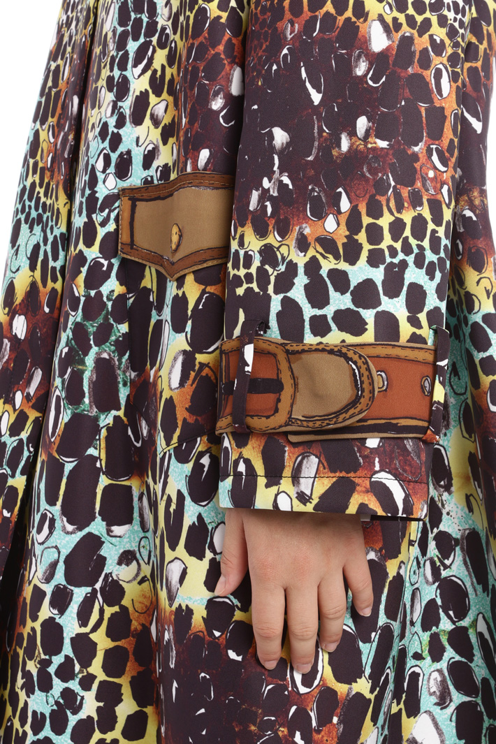 Loose fit printed trench Intrend Loose fit printed trench Intrend