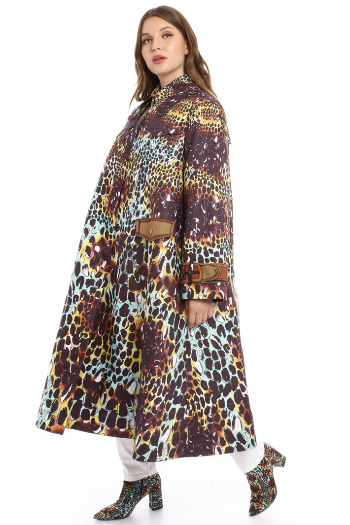 Loose fit printed trench Intrend Loose fit printed trench Intrend