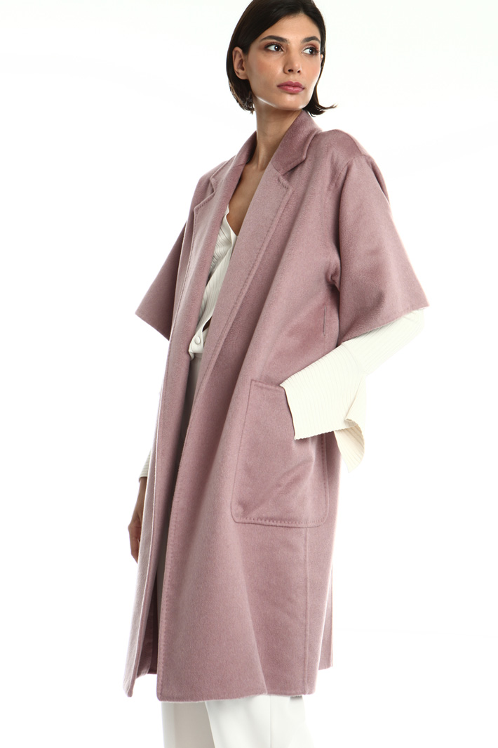 Short sleeved cashmere coat Intrend Short sleeved cashmere coat Intrend