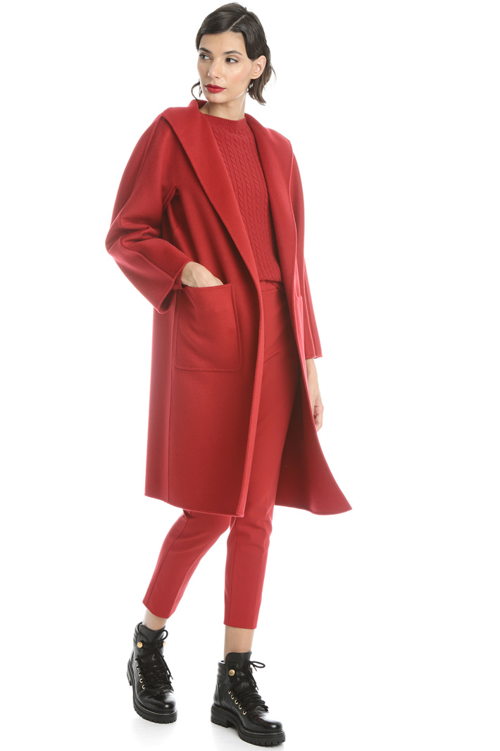 Kimono sleeve cashmere coat Intrend Kimono sleeve cashmere coat Intrend