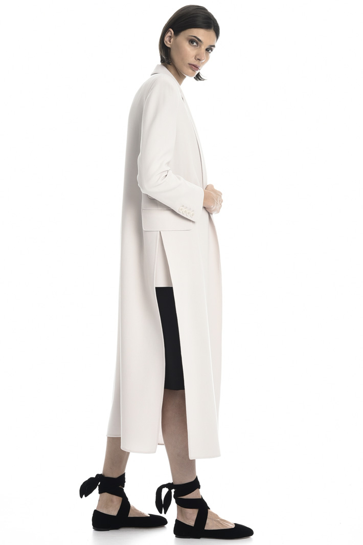 Wool crepe duster coat Intrend Wool crepe duster coat Intrend