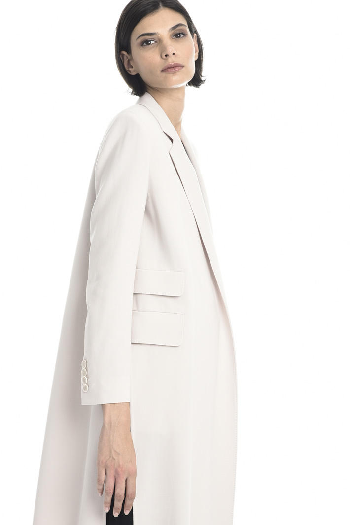 Wool crepe duster coat Intrend Wool crepe duster coat Intrend
