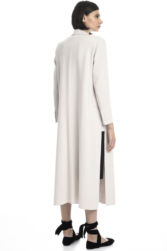 Wool crepe duster coat Intrend Wool crepe duster coat Intrend