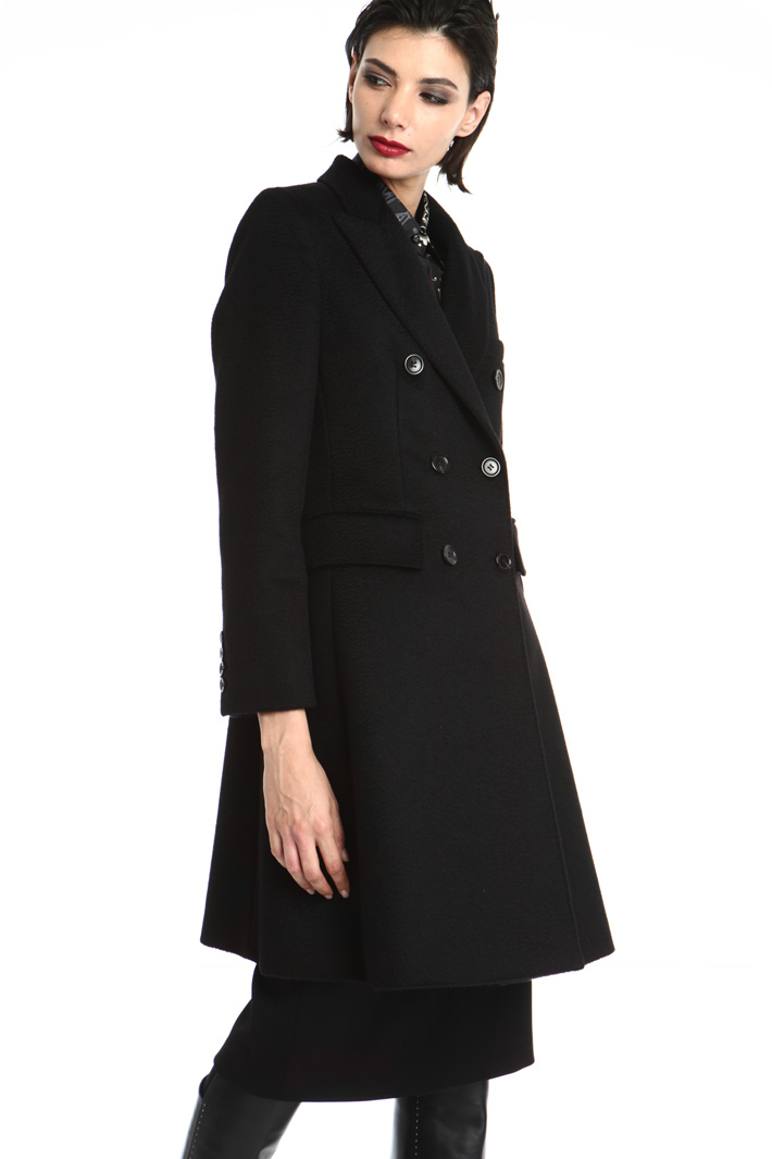 Double-breasted camel coat Intrend Double-breasted camel coat Intrend