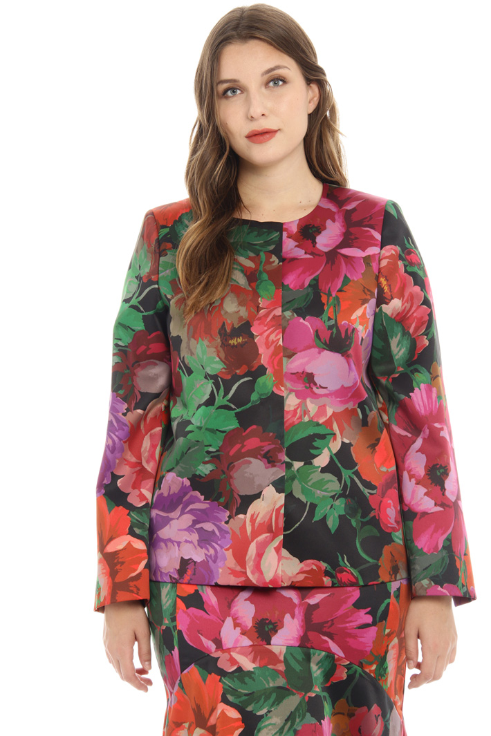 Printed satin jacket Intrend Printed satin jacket Intrend
