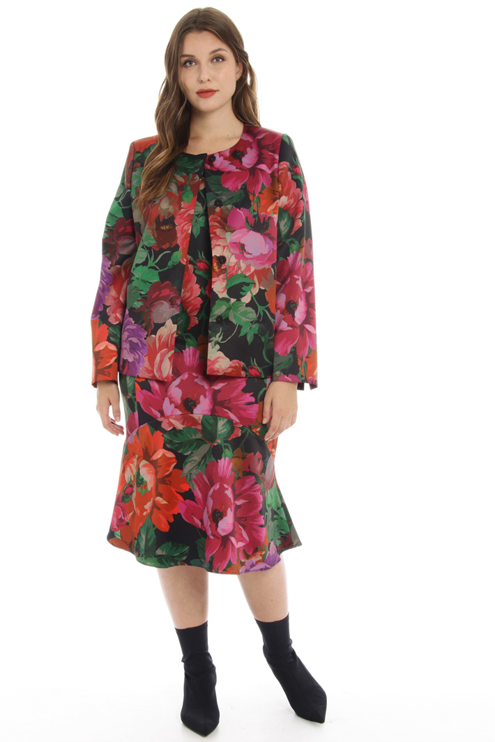 Printed satin jacket Intrend Printed satin jacket Intrend