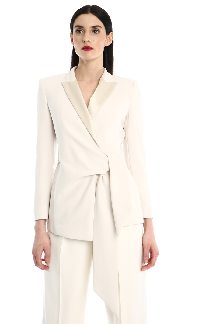 Cady and silk satin blazer Intrend Cady and silk satin blazer Intrend