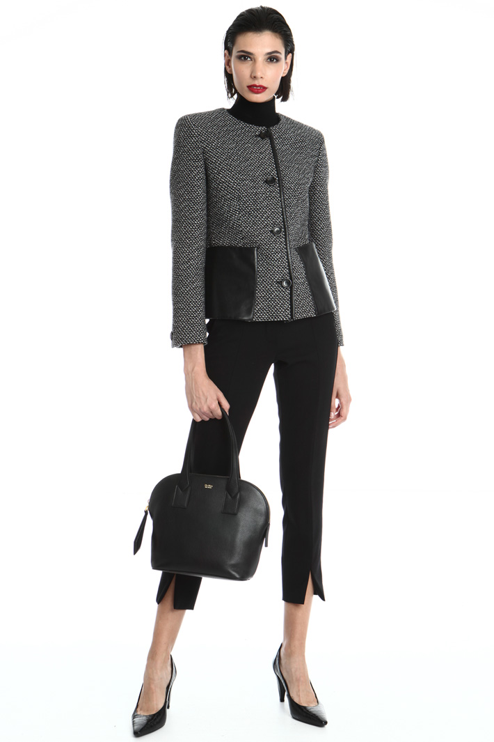 Wool jacquard jacket Intrend Wool jacquard jacket Intrend