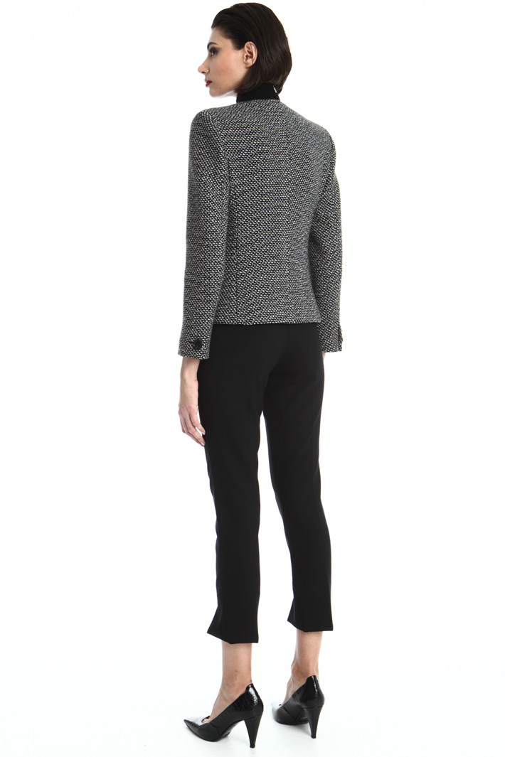 Wool jacquard jacket Intrend Wool jacquard jacket Intrend