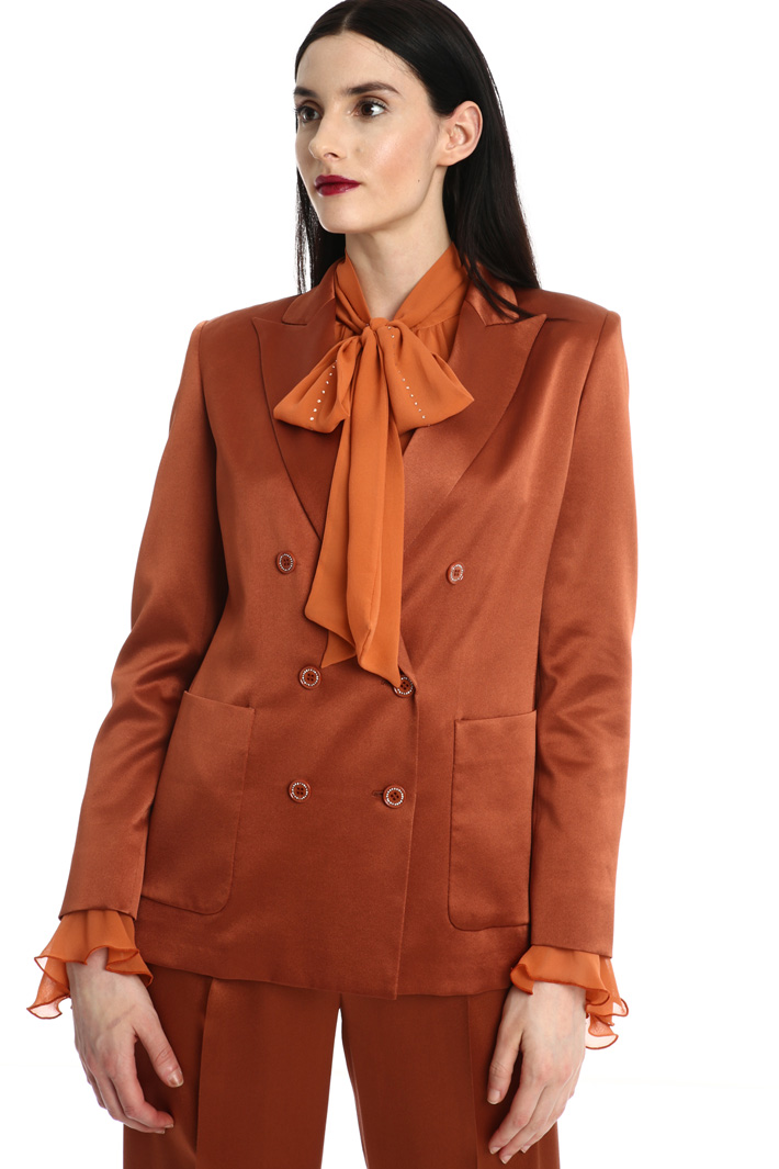 Silk satin blazer Intrend Silk satin blazer Intrend
