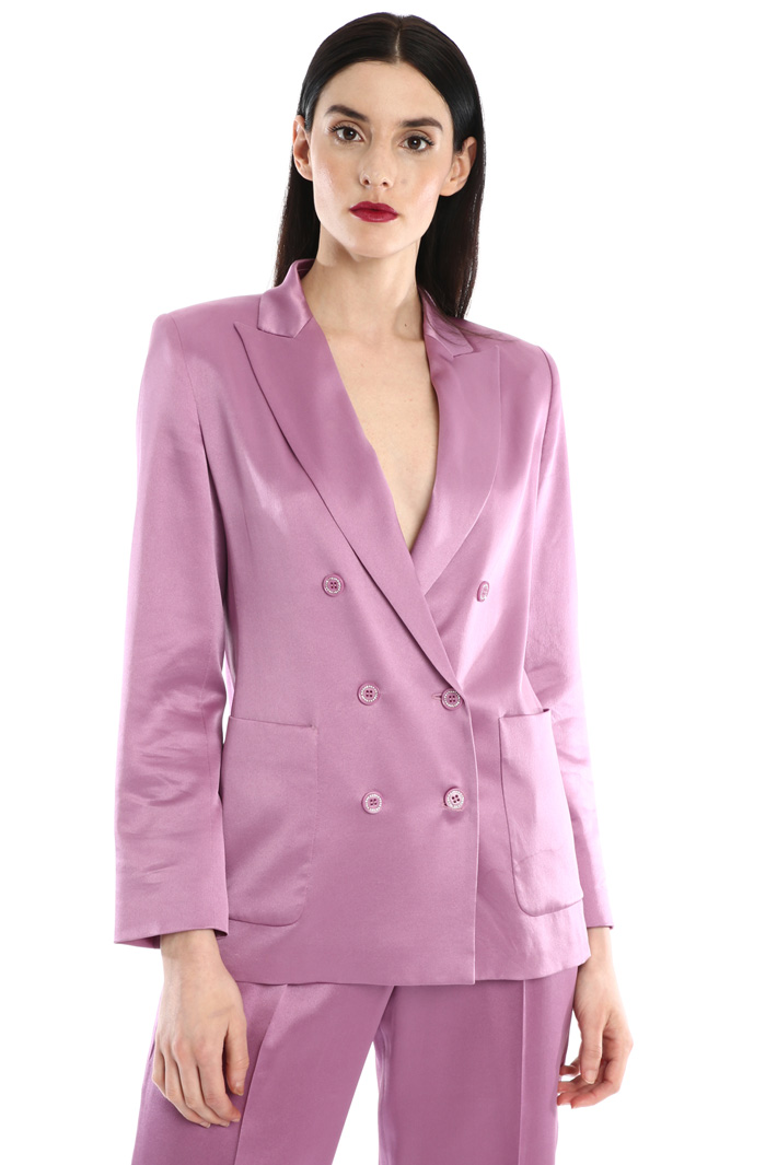 Silk satin blazer Intrend Silk satin blazer Intrend