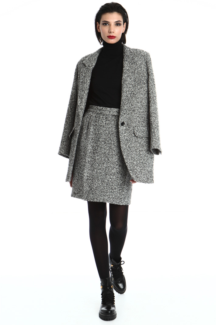 Wool tweed blazer Intrend Wool tweed blazer Intrend