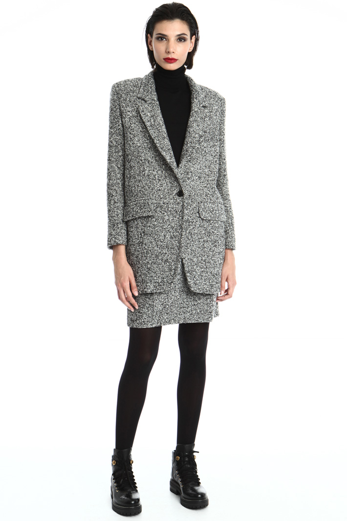 Wool tweed blazer Intrend Wool tweed blazer Intrend