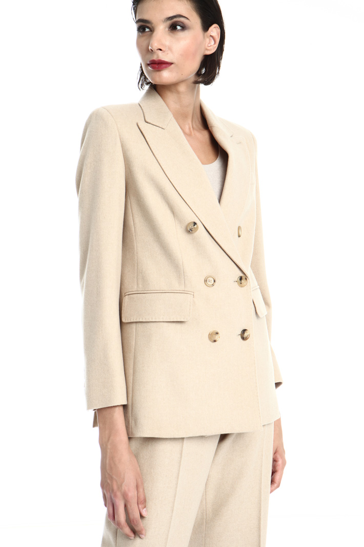 Camel and cashmere blazer Intrend Camel and cashmere blazer Intrend