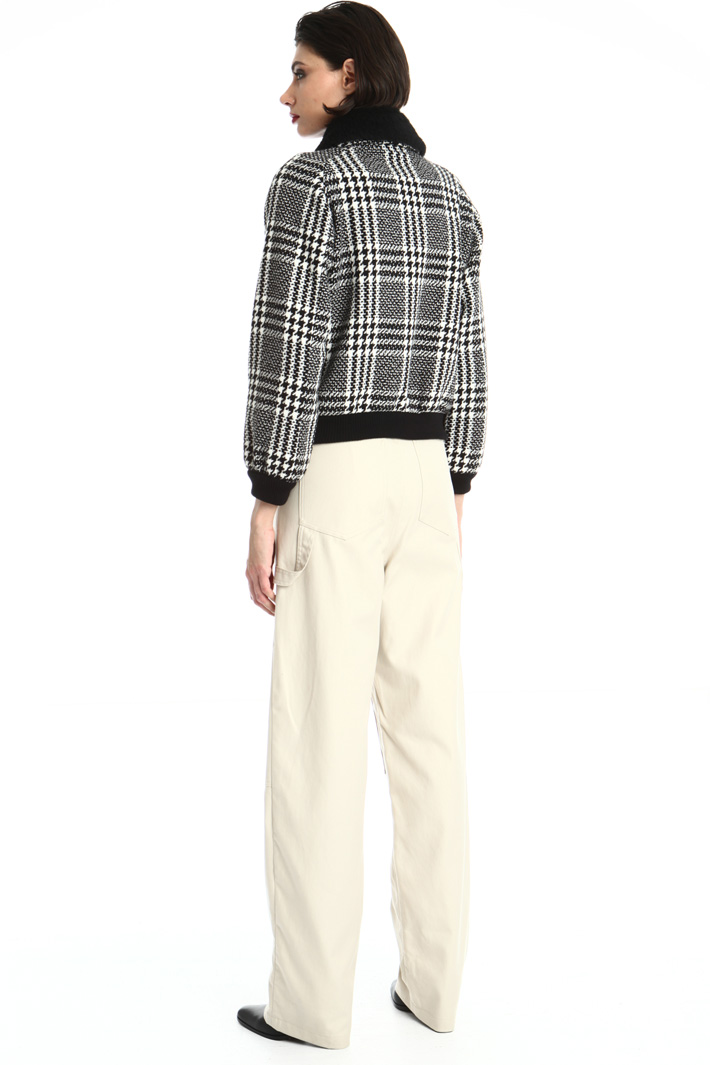 Yarn-dyed bomber jacket Intrend Yarn-dyed bomber jacket Intrend