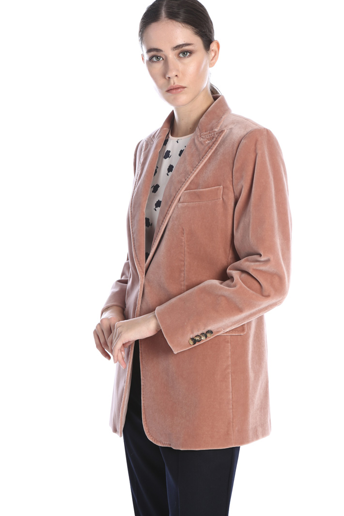 Stretch velvet blazer Intrend Stretch velvet blazer Intrend