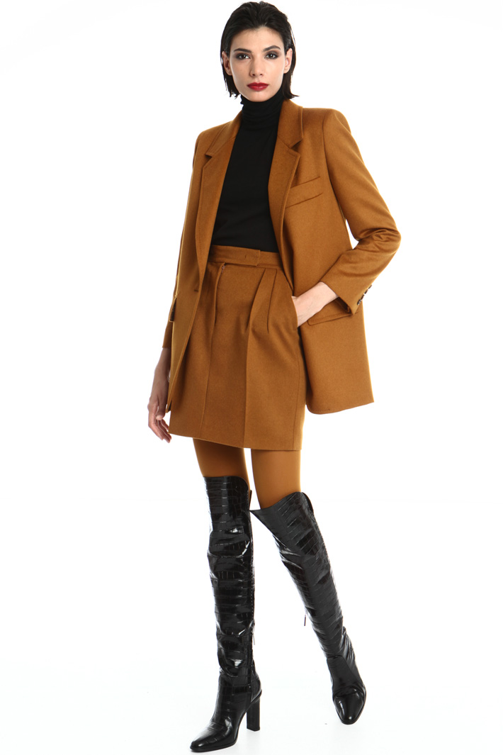 Multiple pocket camel blazer Intrend Multiple pocket camel blazer Intrend