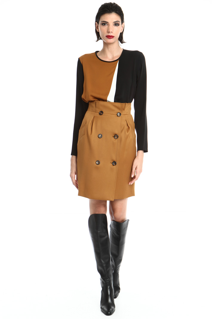Short buttoned skirt Intrend Short buttoned skirt Intrend