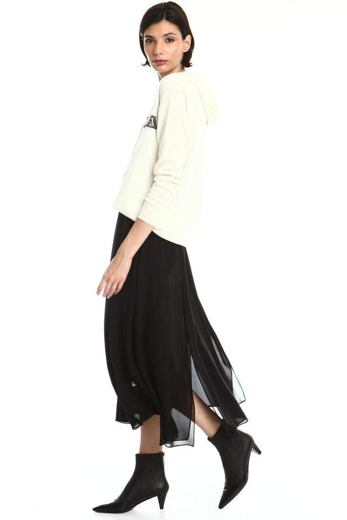 Silk georgette skirt Intrend Silk georgette skirt Intrend