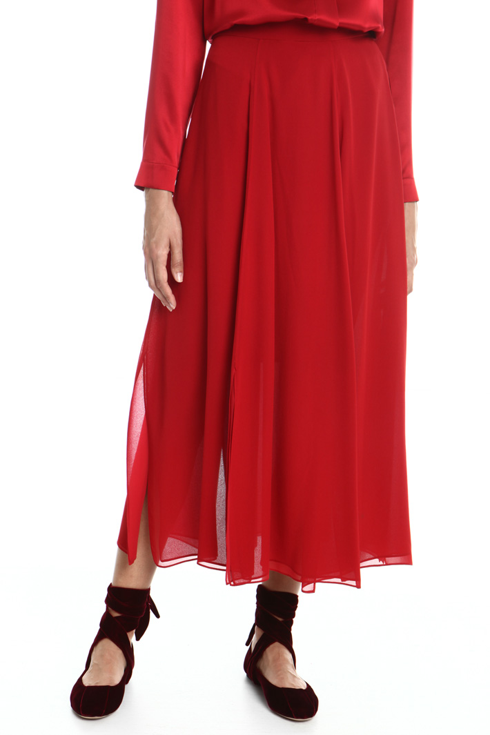 Silk georgette skirt Intrend Silk georgette skirt Intrend