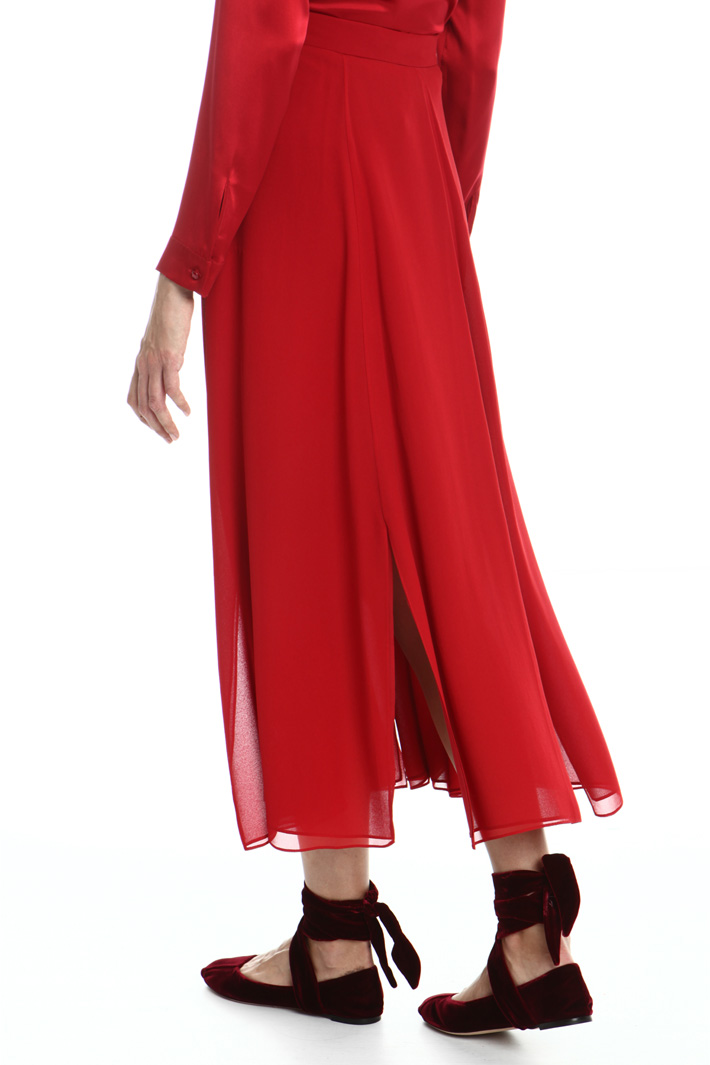 Silk georgette skirt Intrend Silk georgette skirt Intrend