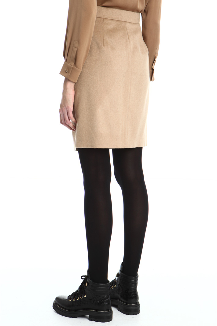 Short camel skirt Intrend Short camel skirt Intrend
