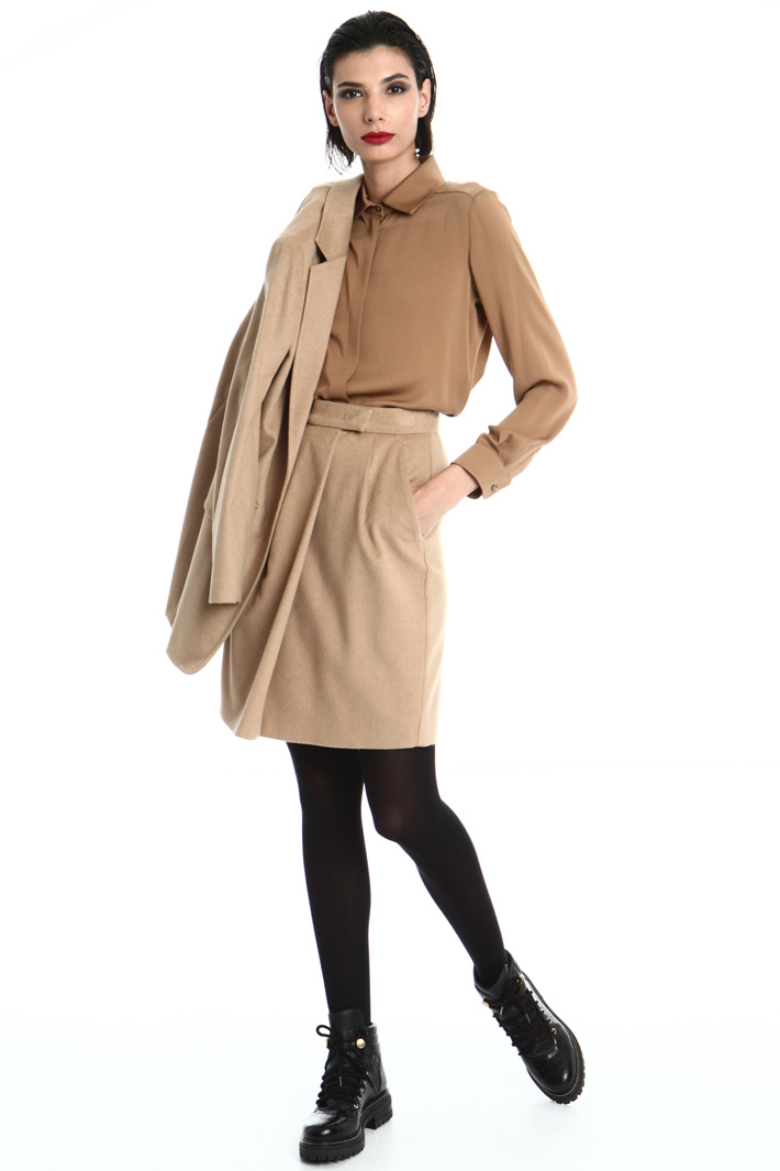 Short camel skirt Intrend Short camel skirt Intrend