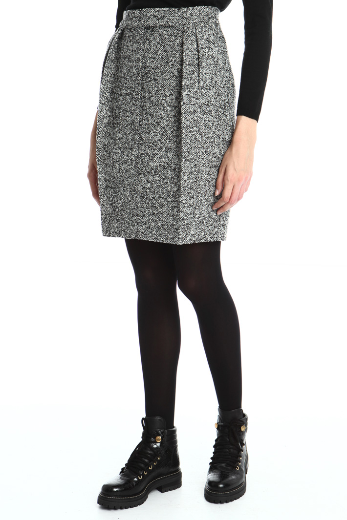 Wool tweed skirt Intrend Wool tweed skirt Intrend