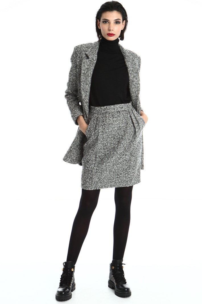 Wool tweed skirt Intrend Wool tweed skirt Intrend