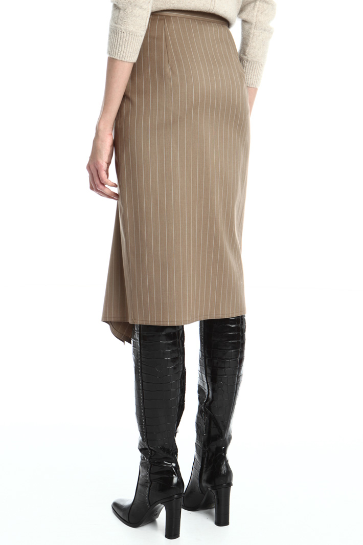 Flounced wool skirt Intrend Flounced wool skirt Intrend