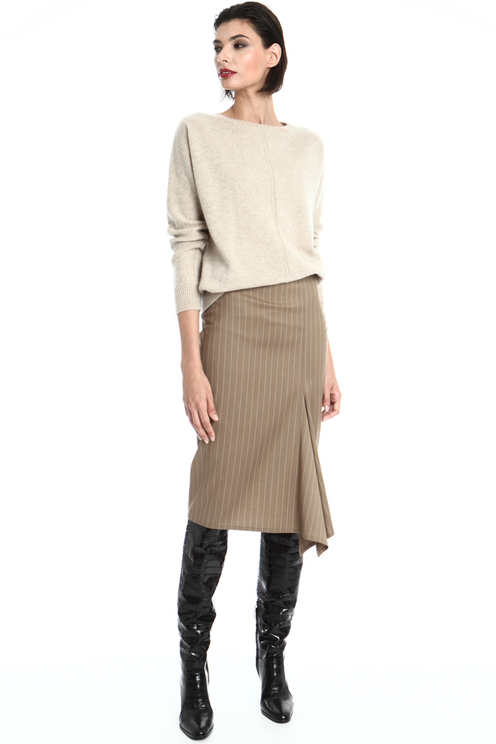 Flounced wool skirt Intrend Flounced wool skirt Intrend