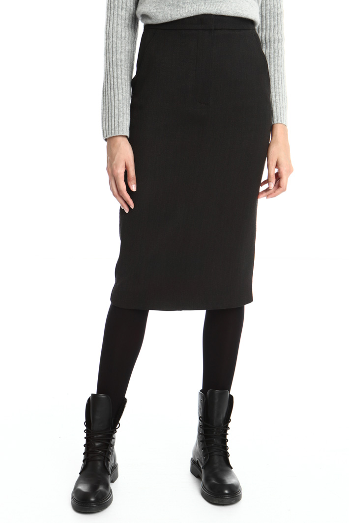 Stretch wool skirt Intrend Stretch wool skirt Intrend