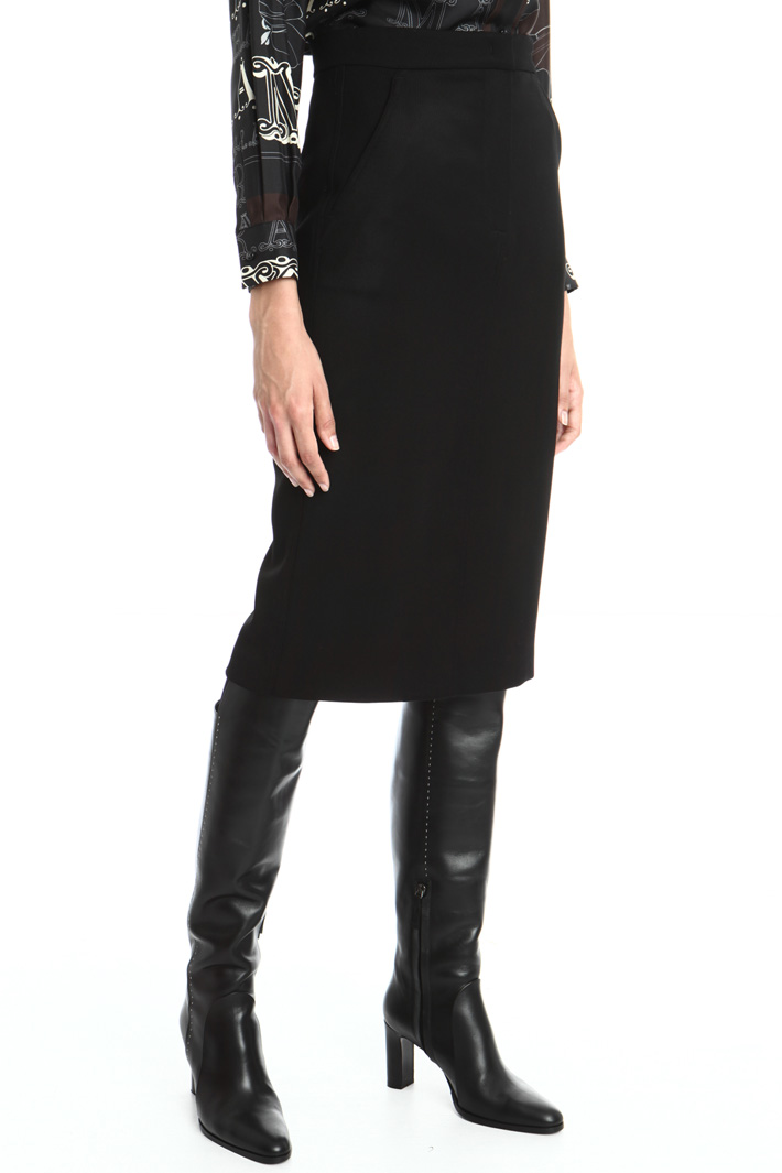 Stretch wool skirt Intrend Stretch wool skirt Intrend