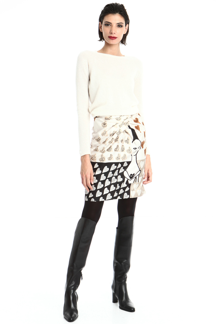 Silk twill skirt Intrend Silk twill skirt Intrend