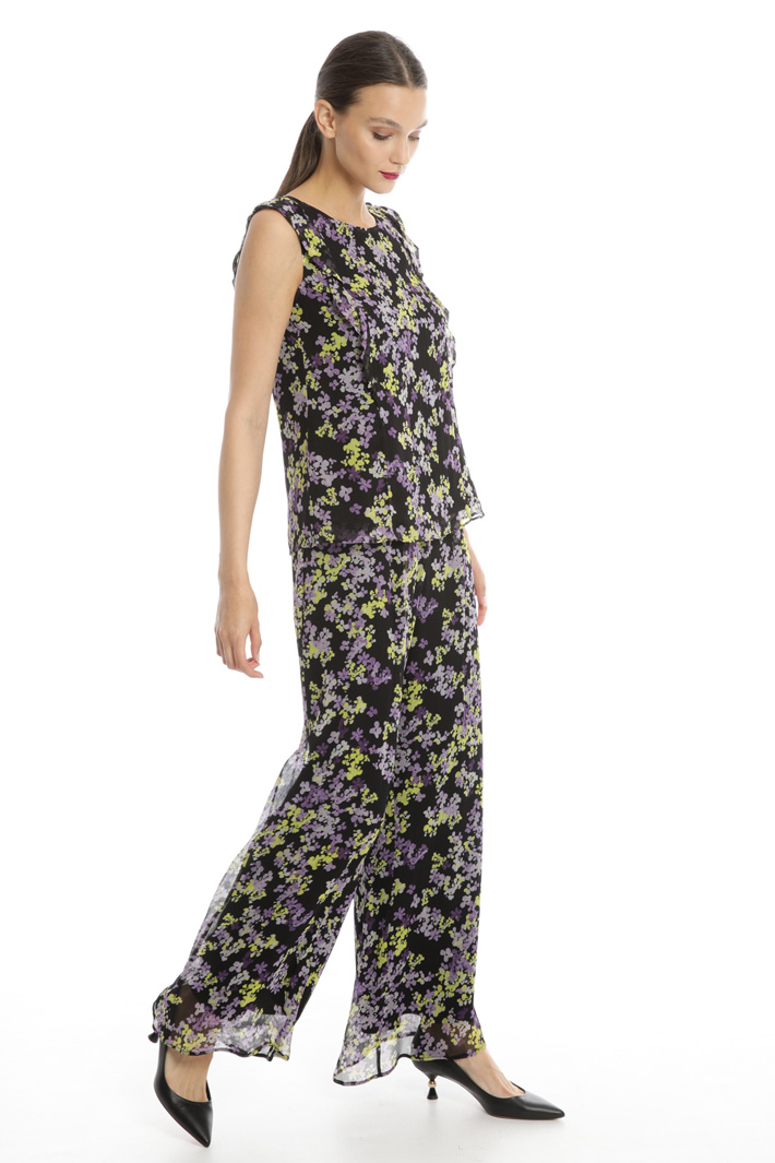 Sleeveless creponne top Intrend Sleeveless creponne top Intrend