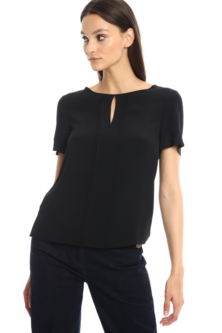 Crepe de chine blouse Intrend Crepe de chine blouse Intrend