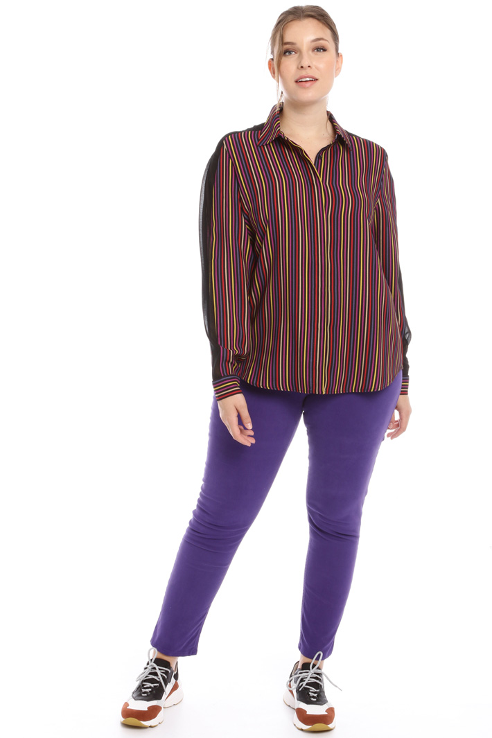 Printed cady shirt Intrend Printed cady shirt Intrend