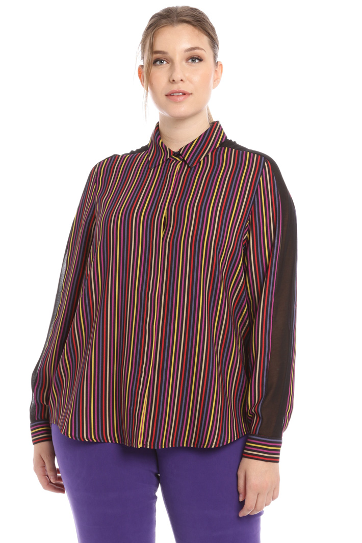 Printed cady shirt Intrend Printed cady shirt Intrend