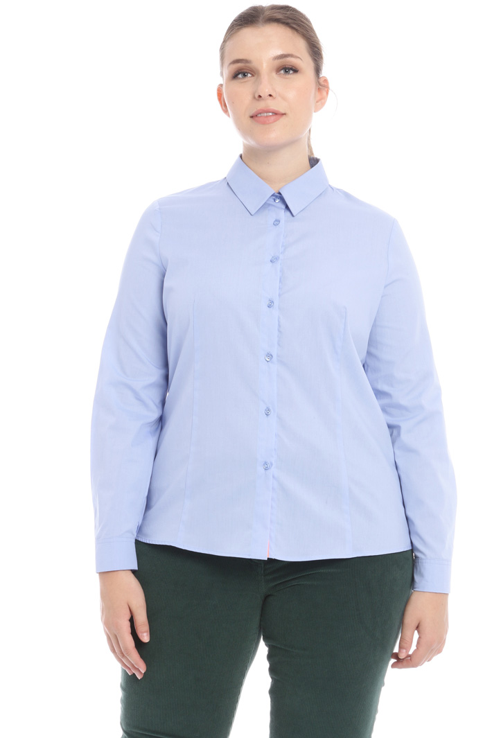 Cotton poplin blouse Intrend Cotton poplin blouse Intrend