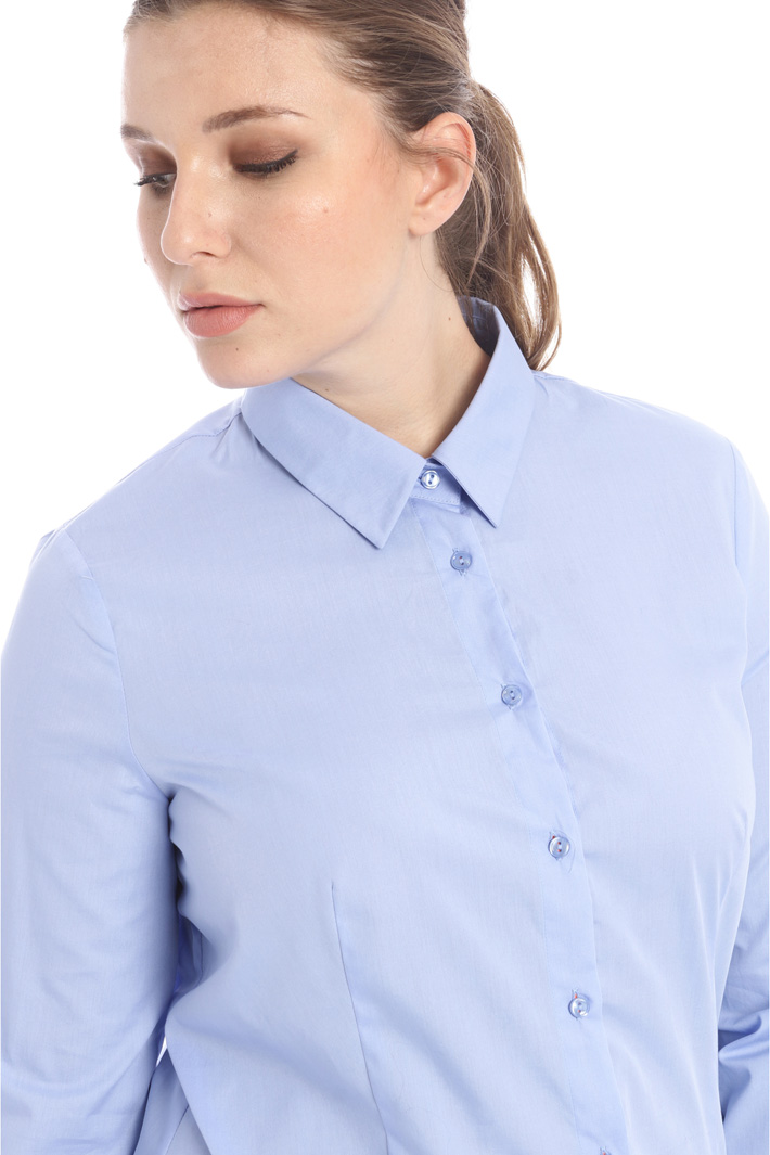 Cotton poplin blouse Intrend Cotton poplin blouse Intrend