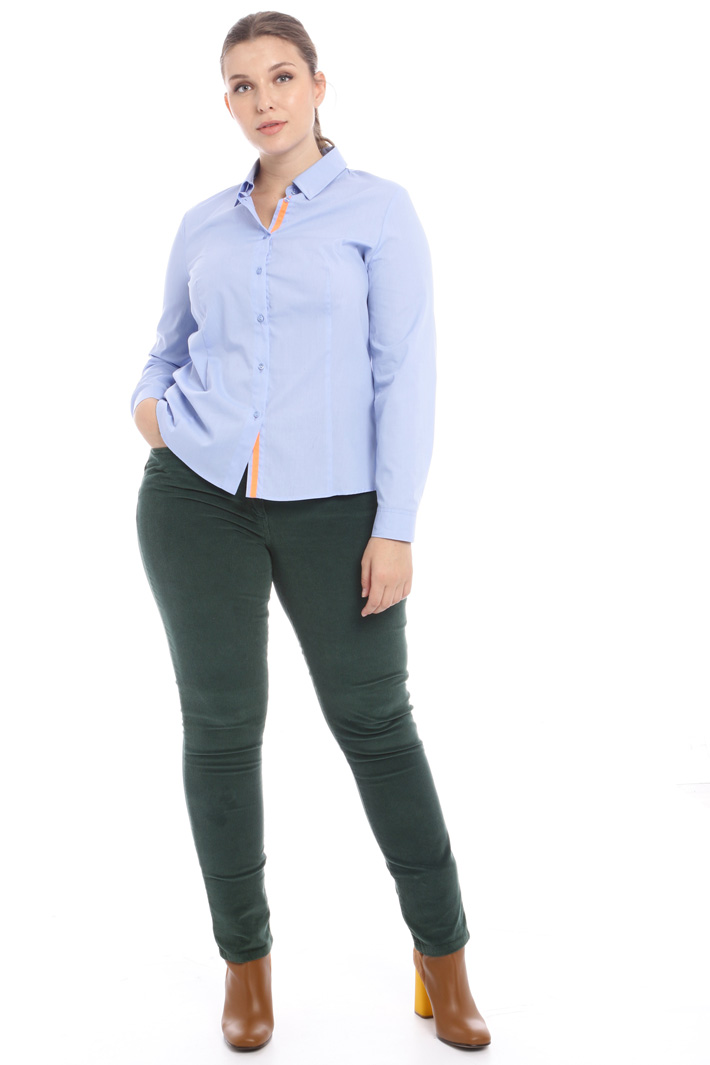 Cotton poplin blouse Intrend Cotton poplin blouse Intrend