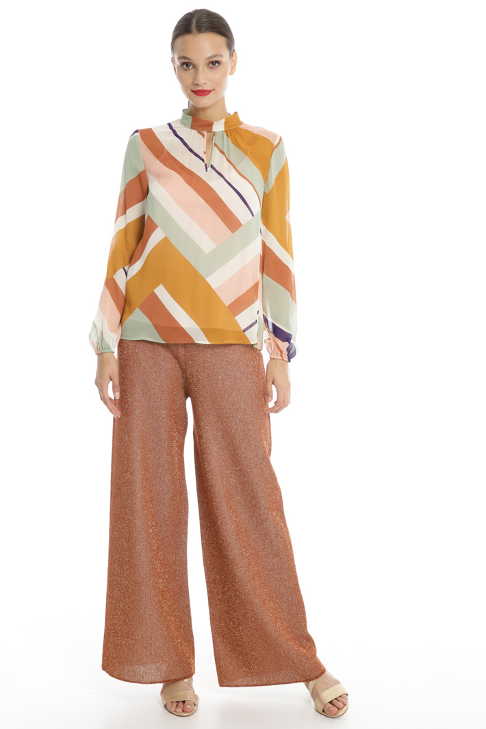 Printed georgette blouse Intrend Printed georgette blouse Intrend