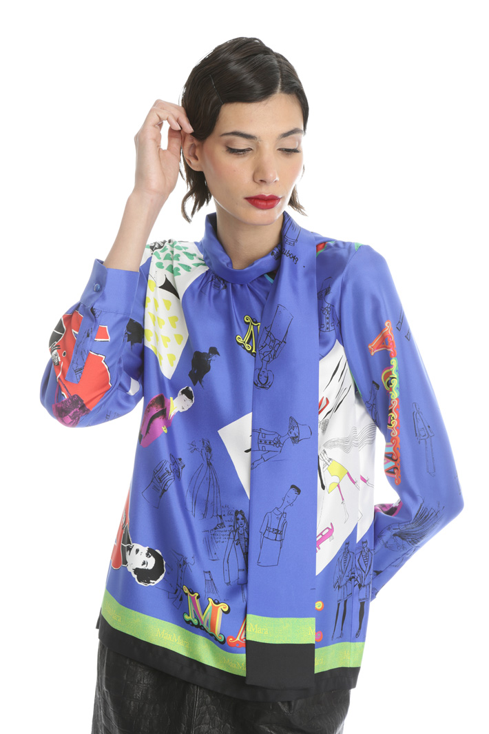 Pure silk twill shirt Intrend Pure silk twill shirt Intrend